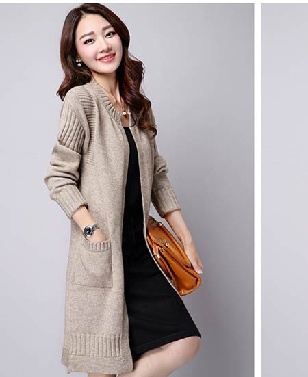 秋裝新風尚 長款毛衣外套，優(yōu)雅與保暖的完美結(jié)合